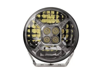 7 Inch Round Led Driving Lamp Driving - Beam 9-36V 60W Chrome 6,000Lms - Brixton 4x4 - Buy Online Now!